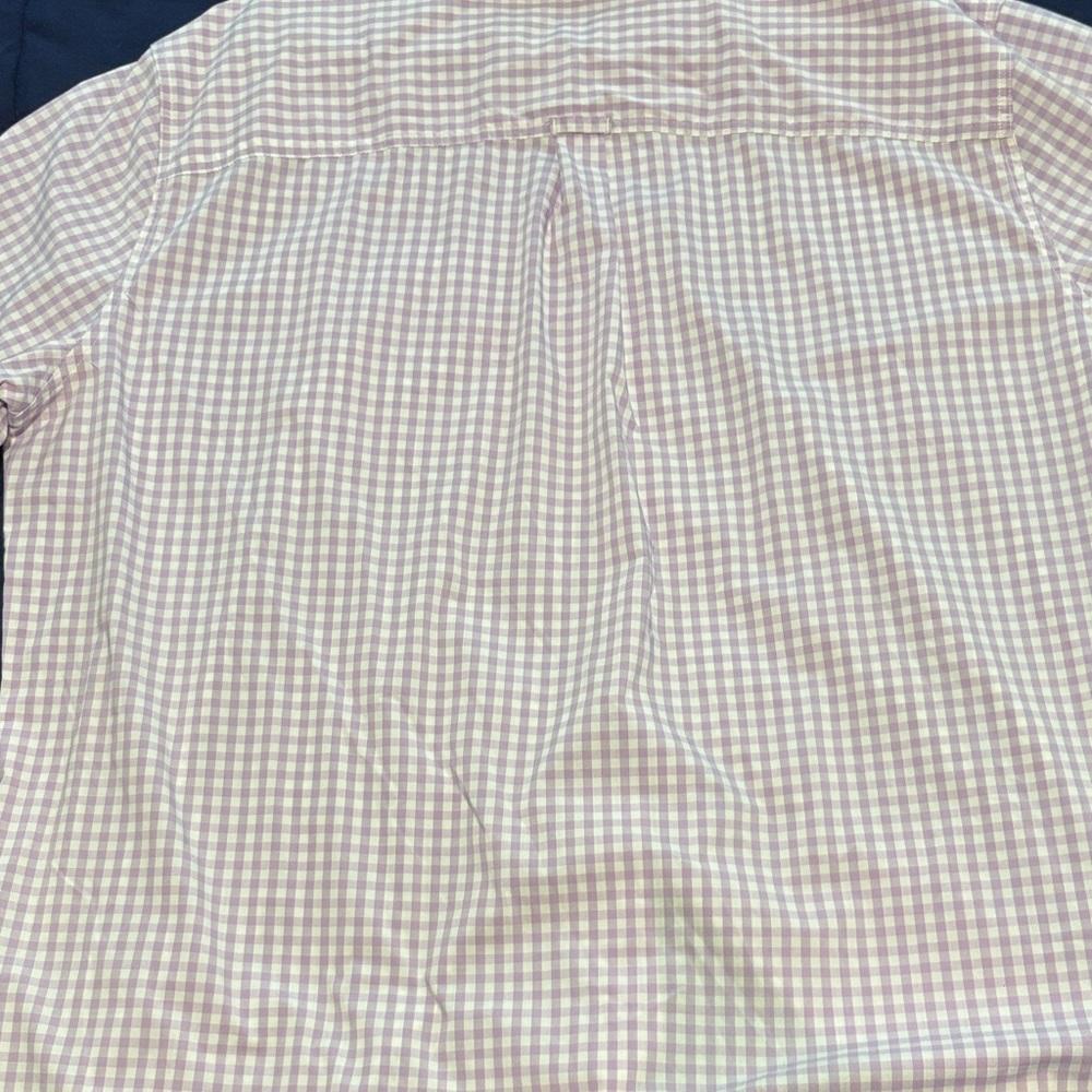 Croft & Barrow Men's Light Purple Checkered Button Down Shirt 2XB - Picture 7 of 9